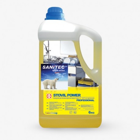 STOVIL POWER Acque Medie  Detergente Igienizzante 6Kg