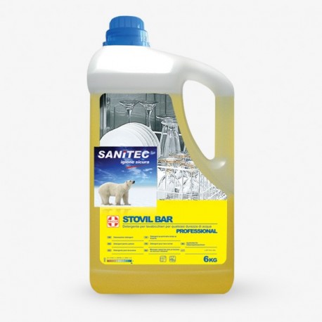 STOVIL BAR Con Brillantante per Lavabicchieri  Detergente Igienizzante 6Kg