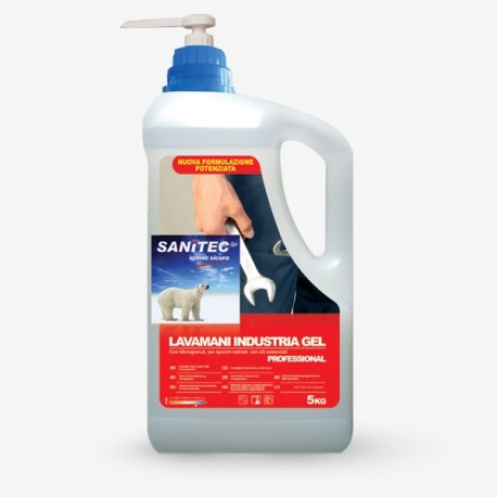 Lavamani Industria GEL Con Microgranuli 5Kg