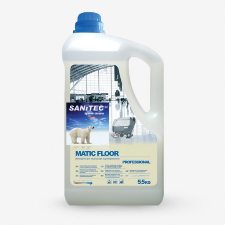 MATIC FLOOR Per Lavasciuga Pavimenti  Sgrassante 5,5Kg